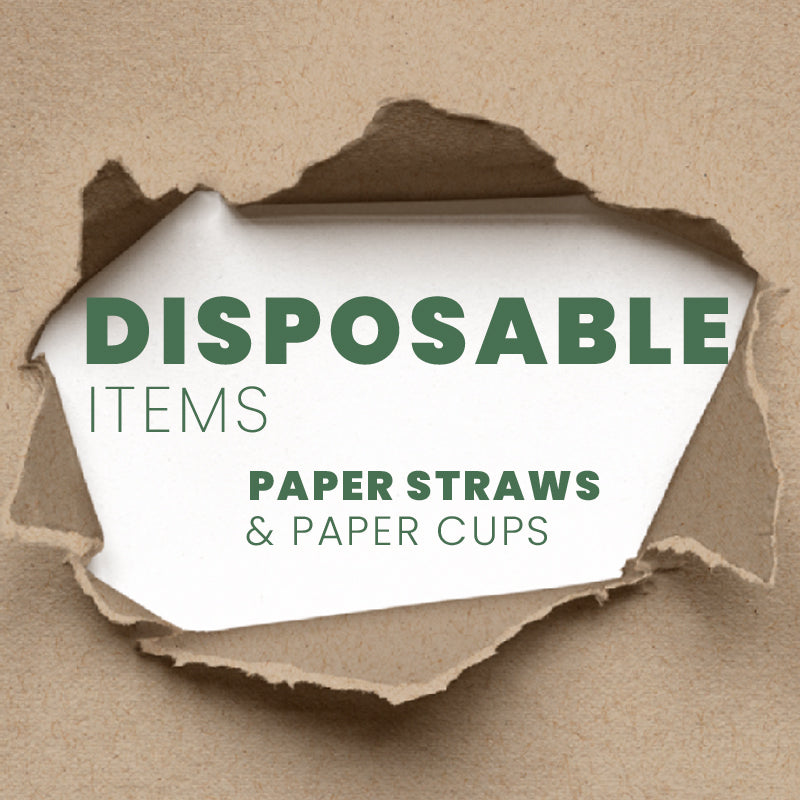 Take away supplies - Paper Take Away cups - Paper Straws - Lid cups